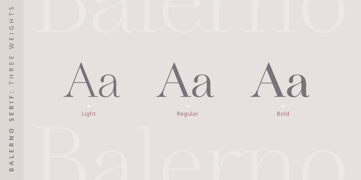 Пример шрифта Balerno Serif Regular